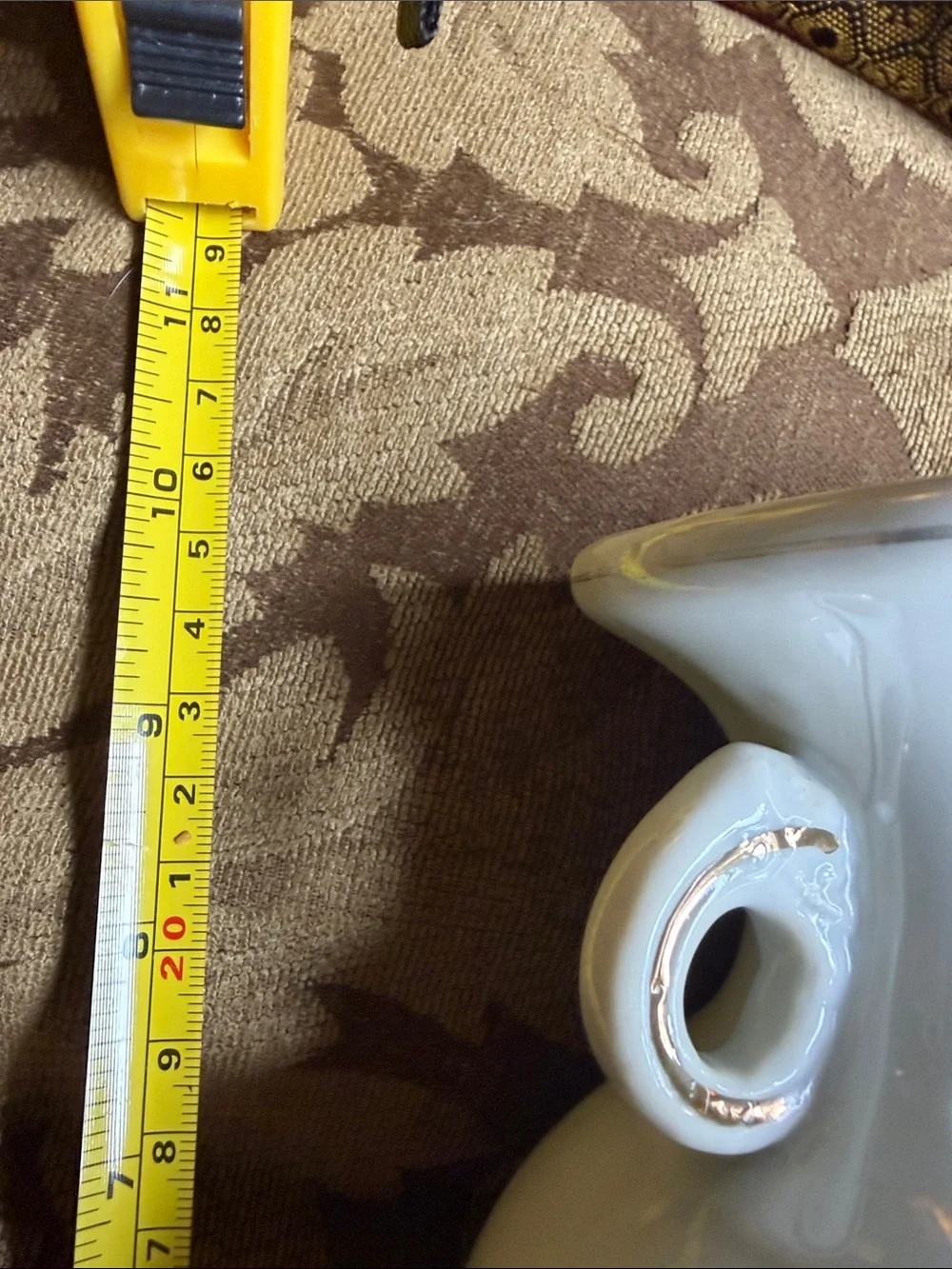 Vintage Japanese Hand-Painted Floral Porcelain Vase